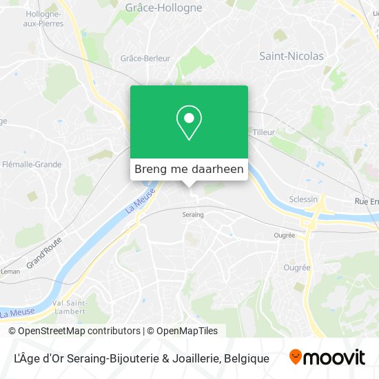 L'Âge d'Or Seraing-Bijouterie & Joaillerie kaart