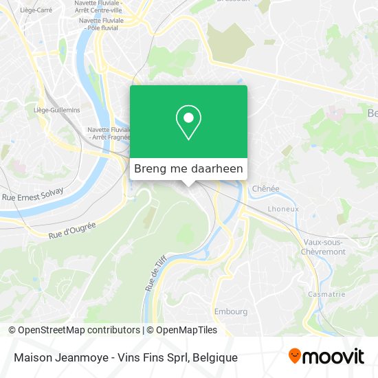Maison Jeanmoye - Vins Fins Sprl kaart