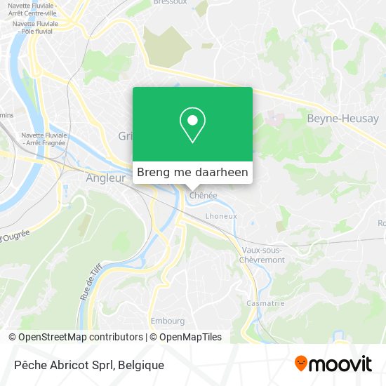 Pêche Abricot Sprl kaart