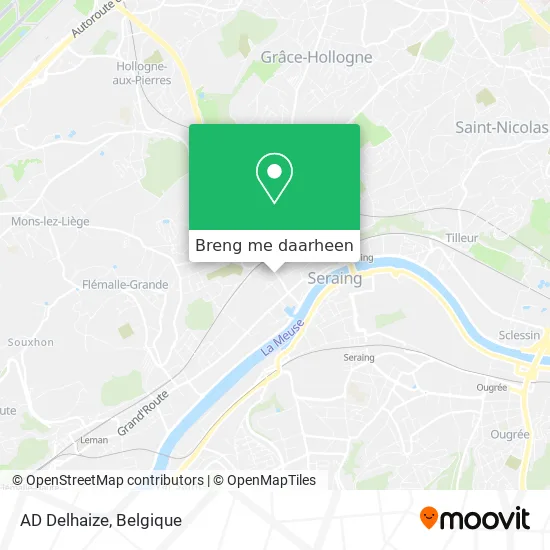 AD Delhaize kaart