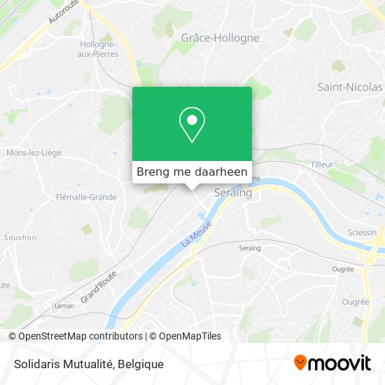 Solidaris Mutualité kaart