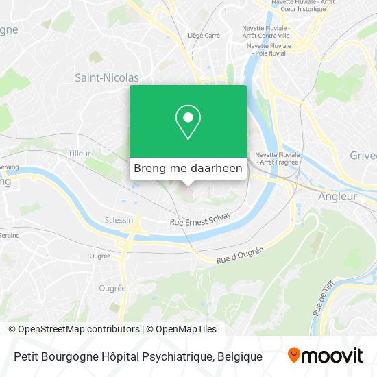 Petit Bourgogne Hôpital Psychiatrique kaart