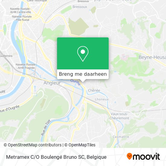 Metramex C/O Boulengé Bruno SC kaart