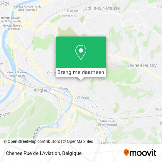 Chenee Rue de L'Aviation kaart
