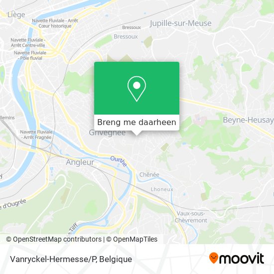 Vanryckel-Hermesse/P kaart