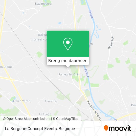 La Bergerie-Concept Events kaart