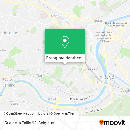 Rue de la Faille 92 kaart