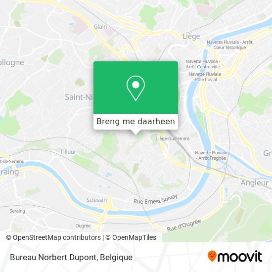 Bureau Norbert Dupont kaart