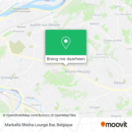 Marbella Shisha Lounge Bar kaart