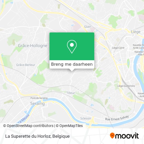 La Superette du Horloz kaart