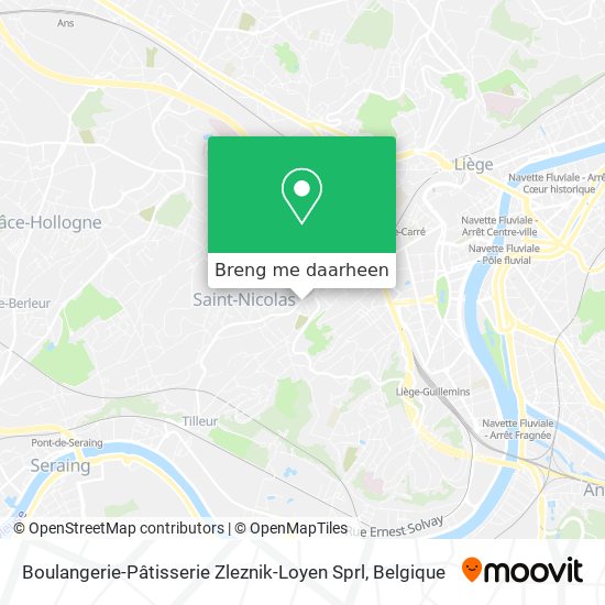 Boulangerie-Pâtisserie Zleznik-Loyen Sprl kaart