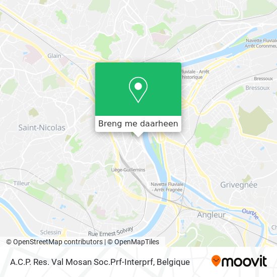 A.C.P. Res. Val Mosan Soc.Prf-Interprf kaart
