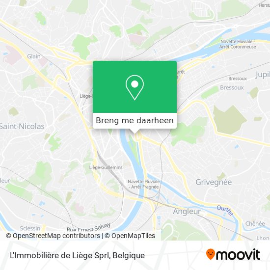 L'Immobilière de Liège Sprl kaart