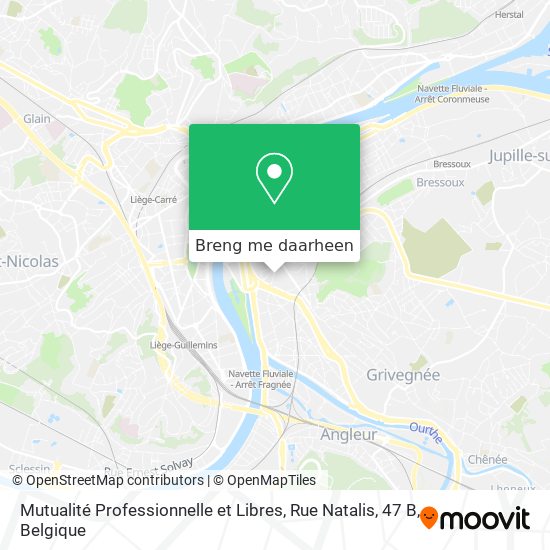Mutualité Professionnelle et Libres, Rue Natalis, 47 B kaart