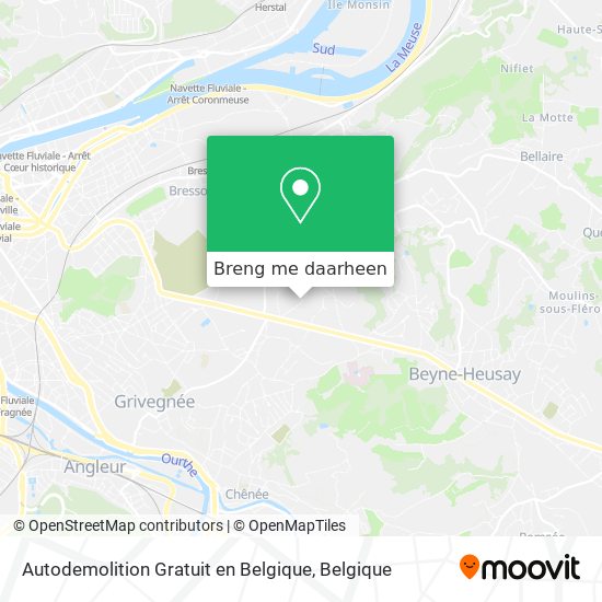 Autodemolition Gratuit en Belgique kaart