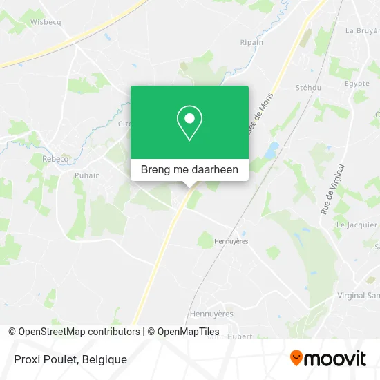 Proxi Poulet kaart