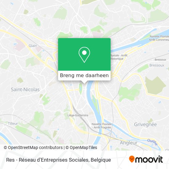 Res - Réseau d'Entreprises Sociales kaart