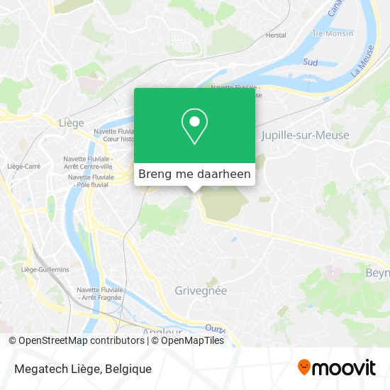 Megatech Liège kaart