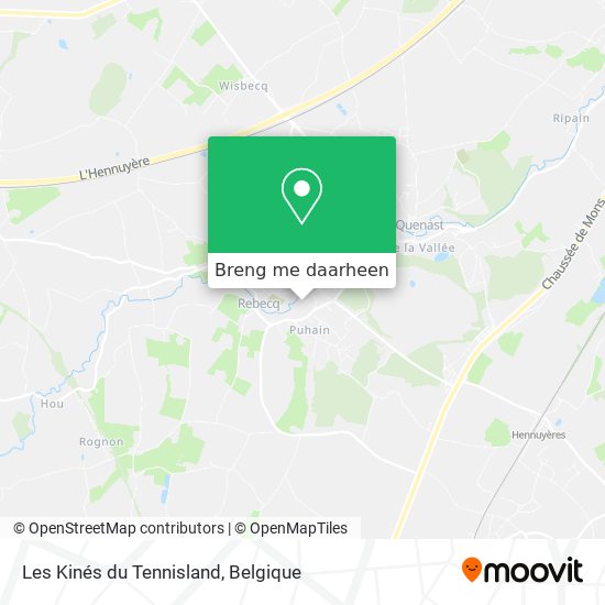 Les Kinés du Tennisland kaart