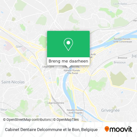 Cabinet Dentaire Delcommune et le Bon kaart