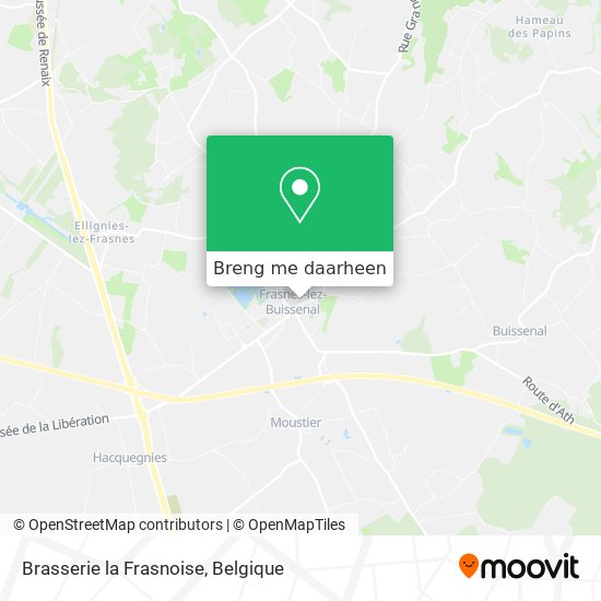 Brasserie la Frasnoise kaart