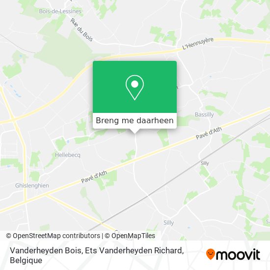 Vanderheyden Bois, Ets Vanderheyden Richard kaart