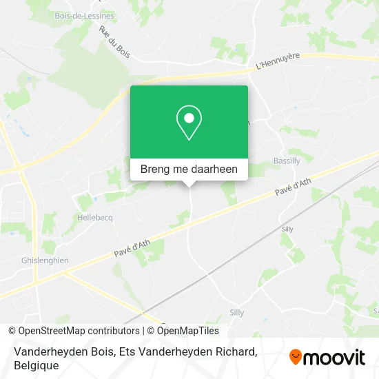 Vanderheyden Bois, Ets Vanderheyden Richard kaart