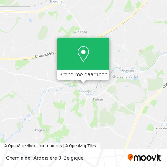 Chemin de l'Ardoisière 3 kaart