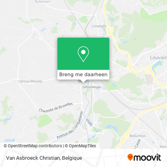 Van Asbroeck Christian kaart