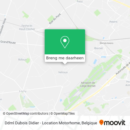 Ddml Dubois Didier - Location Motorhome kaart