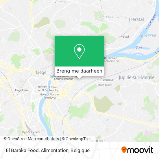 El Baraka Food, Alimentation kaart