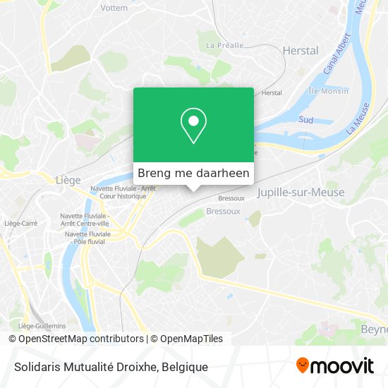 Solidaris Mutualité Droixhe kaart