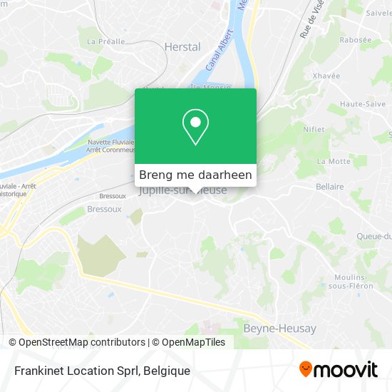 Frankinet Location Sprl kaart
