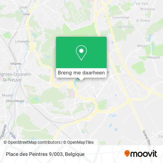Place des Peintres 9/003 kaart