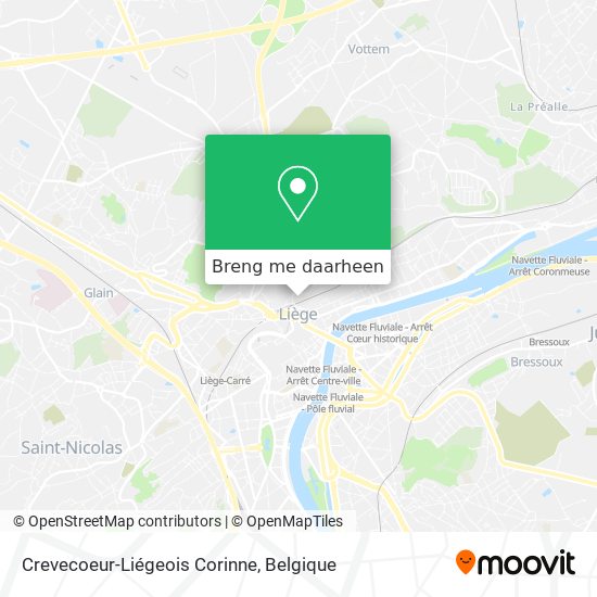 Crevecoeur-Liégeois Corinne kaart