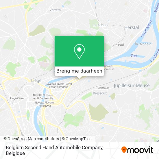 Belgium Second Hand Automobile Company kaart