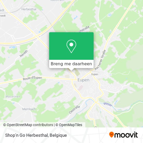 Shop'n Go Herbesthal kaart