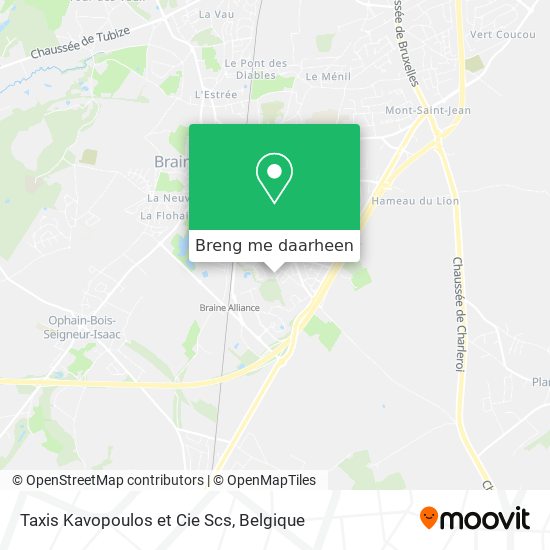 Taxis Kavopoulos et Cie Scs kaart