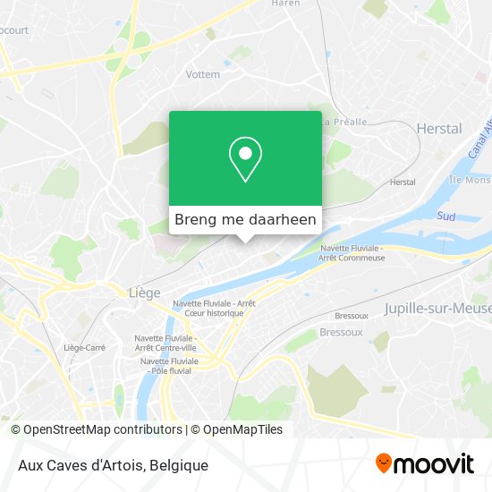 Aux Caves d'Artois kaart