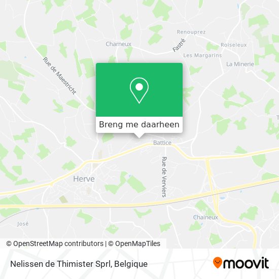 Nelissen de Thimister Sprl kaart