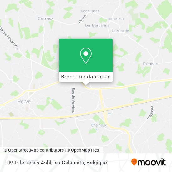 I.M.P. le Relais Asbl, les Galapiats kaart