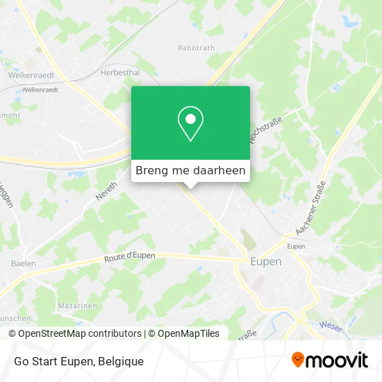 Go Start Eupen kaart