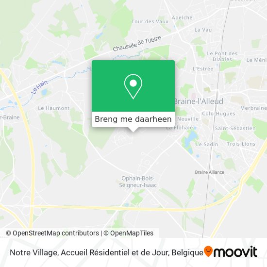 Notre Village, Accueil Résidentiel et de Jour kaart