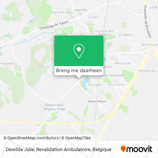 Dewilde Julie, Revalidation Ambulatoire kaart