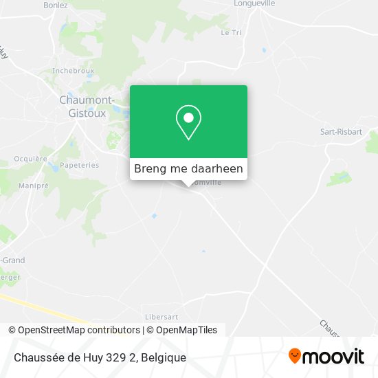 Chaussée de Huy 329 2 kaart