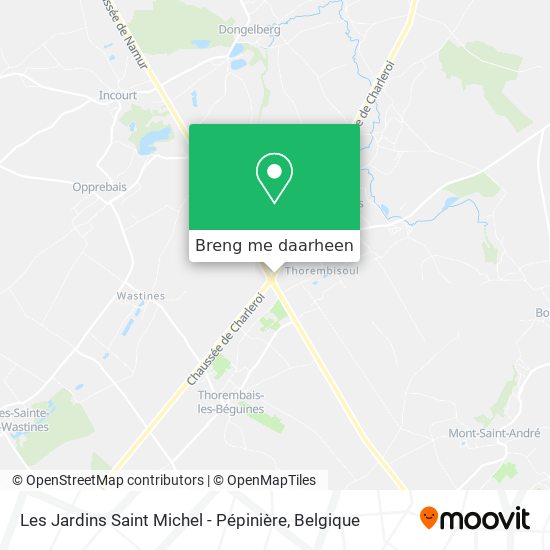 Les Jardins Saint Michel - Pépinière kaart