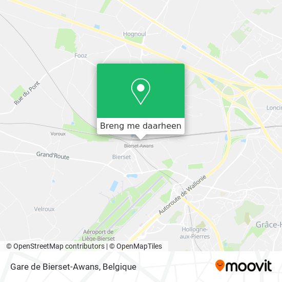 Gare de Bierset-Awans kaart