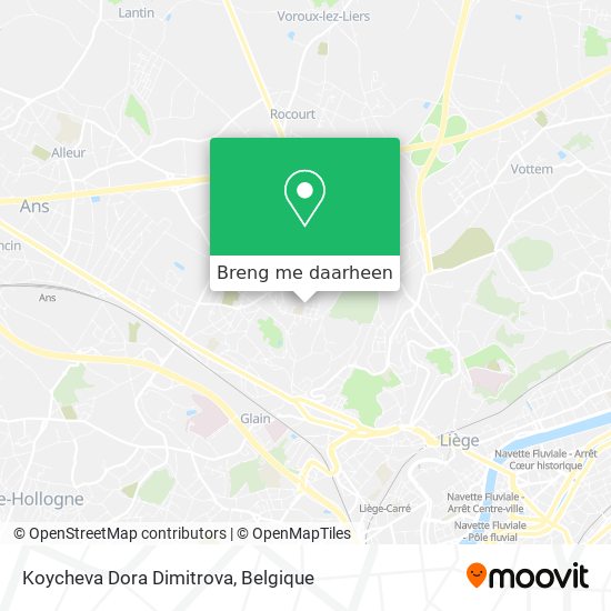 Koycheva Dora Dimitrova kaart