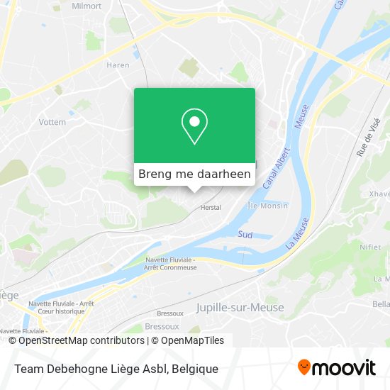 Team Debehogne Liège Asbl kaart