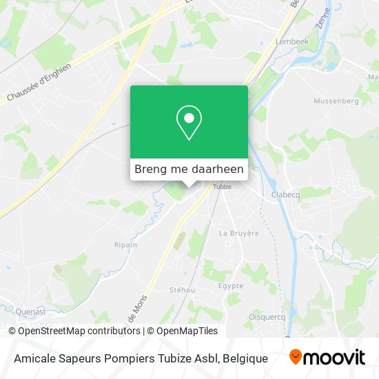 Amicale Sapeurs Pompiers Tubize Asbl kaart